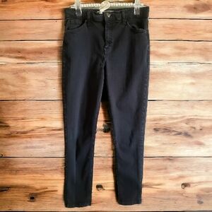 TOPSHOP Jeans Black MOTO JAMIE 30 Denim Stretchy High Waisted Skinny Y2K Chic